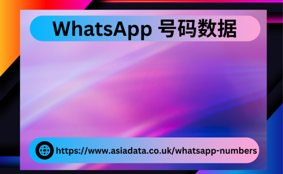 WhatsApp 号码数据